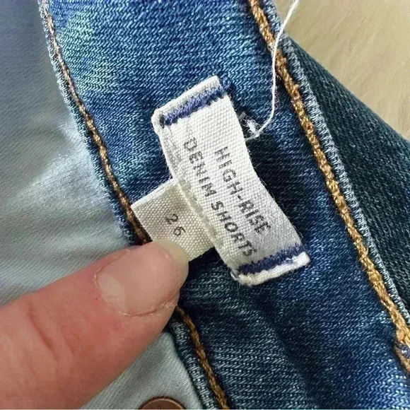 Madewell High Rise Denim Shorts Sz 26 - Picture 8 of 10